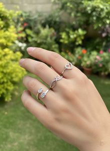 pure 925 silver Ring Set