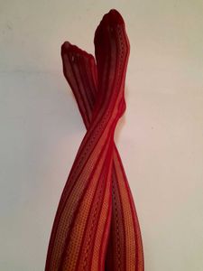 Red Patterned Tights  ✨️ ♥️