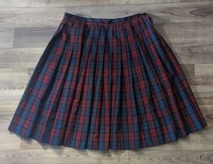 Korean Check Imported Skirt