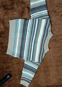 KIDS Striped Knit Pullover
