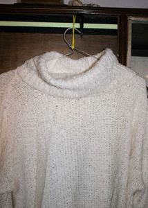 2 White turtle neck sweater
