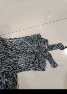 Combo Mesh Top &amp; Oversized T-shirt
