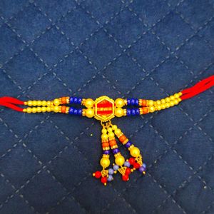 Colorful Beaded Rakhi