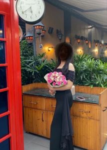 Elegant Black Off-Shoulder Gown Dress  from Savana
