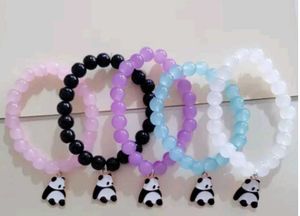 Panda Charm Beaded Bracelets