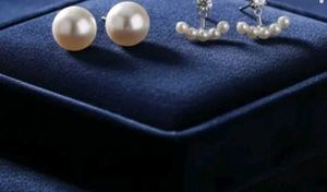 Elegant Pearl &amp; Crystal Earrings