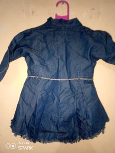 Denim Style Girls Top