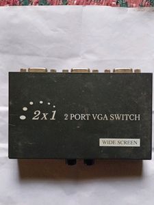 TV-out Cable 2 PORT VGA SWITCH to Connect Two CPU