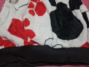 Paw Print Fuzzy Pullover