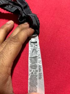 Censored Black Thong Panty