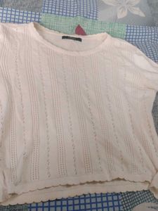 Cropped Knit Top