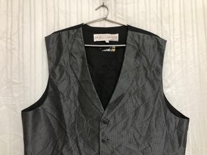 Oleg Cassini Black Waistcoat