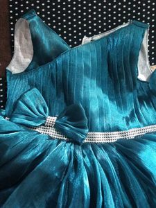 Teal Tulle Party Dress
