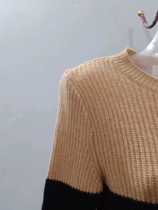 Striped Knit Dress w/ Bow
