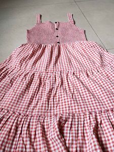 Pink Gingham Sundress
