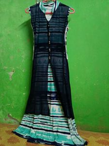 Striped Sleeveless Maxi Dress