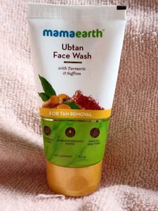 Mamaearth Ubtan Facewash With Turmeric &amp; Saffron