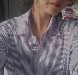 Striped Button-Down Shirt