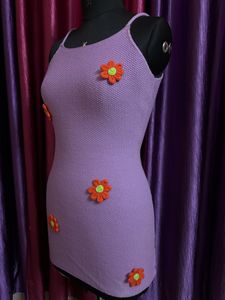 Lilac Mini Dress💜🧡