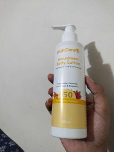 WishCare SPF 50 Sunscreen Body Lotion