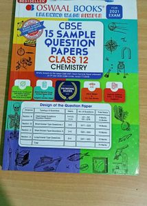 Chemistry Sample Question Paper Book