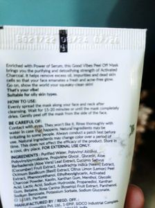 Good Vibes Peel-Off Mask