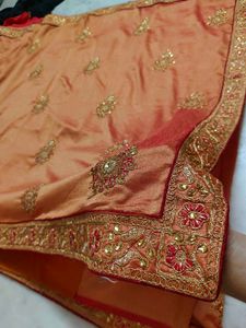 Saree With Blouse Beutiful Sare