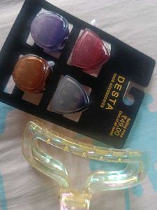 Combo Of 5 Clips, Desta Hair Claw