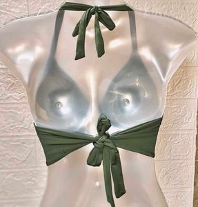 New Piece Dark Green Bikini 👙 Top/ Fixed Price