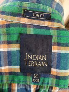 Indian Terrain , Checked Shirt