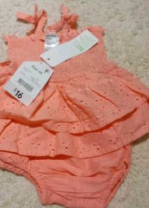 Cute Peach Romper