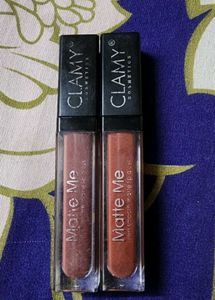 COMBO OF CLAMY- MATTE ME BROWN MATT LIPSTICK
