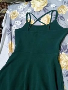 Green Skater Dress