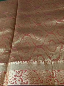 Elegant Ethnic Brick Color Saree