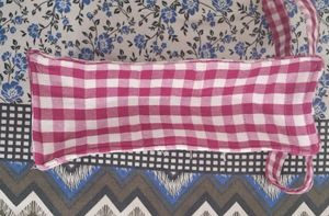 Checkered Tote Bag Set