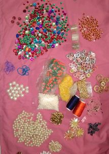 Many Items For Decoration, Crafts, Work.And Other