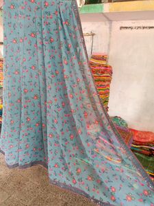 New Saree With Blouse