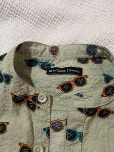 Boys Sunglasses Print Shirt