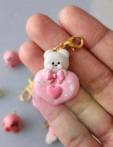 Handmade Clay Charms And Keychains🌼❤️
