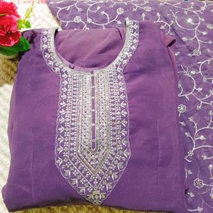 Elegant Pink Anarkali Kurta Set