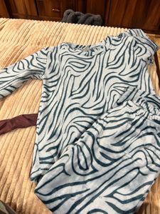 Zebra Print Pajama Set