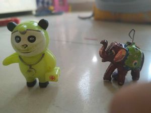 7 Fun Colorful Sea Animal Toy Set,Panda &amp;elephant