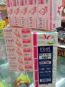 Combo Of 15 Vivel Soaps