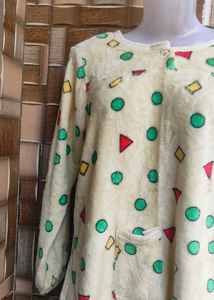 Cozy Cartoon Print sweater