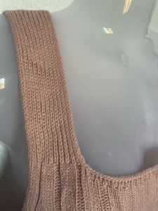 Ribbed Knit Slip Dress