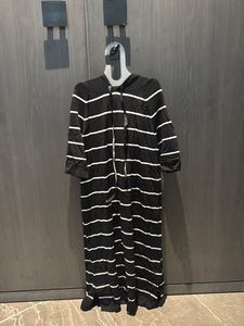 Black Mini Dress With Cap