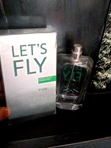 empty perfume glass bottle