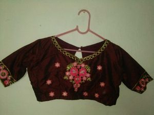New Maroon Embroidery Lehnga