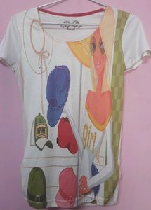 😍  Cute Barbie Print Tee For 👧🏻 Girls