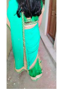 Mehendi Lehenga /Muslim Bride Saree With Blouse